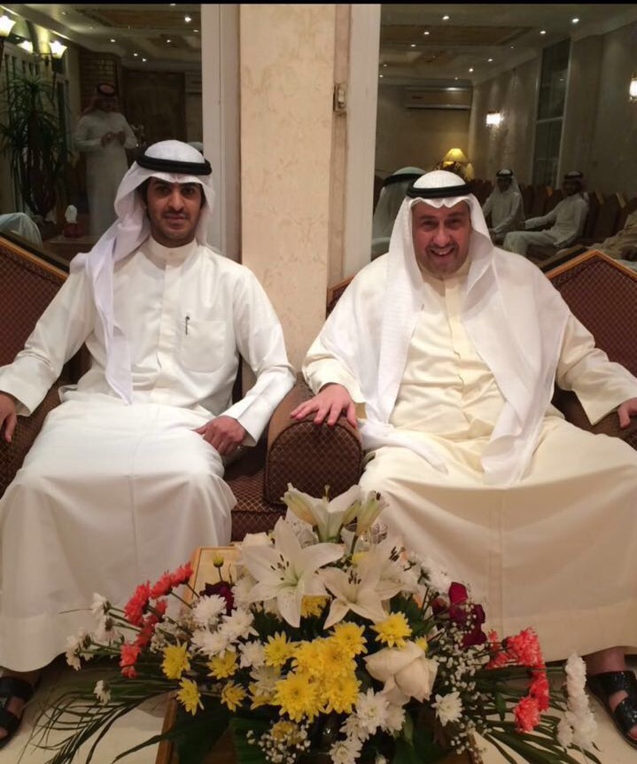 الشيخ فيصل الحمود والزميل حمد البديح