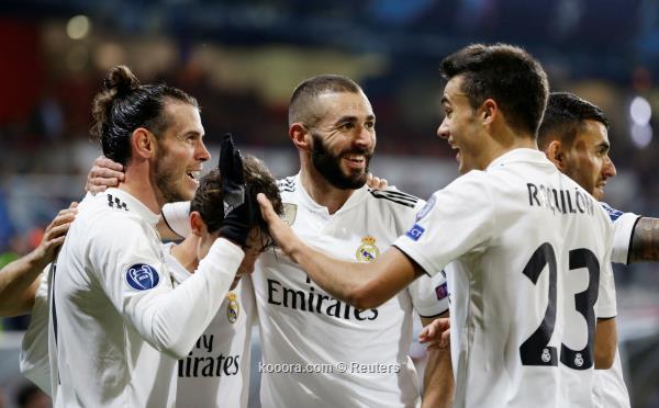 ريال مدريد يسحق فيكتوريا بلزن بخماسية