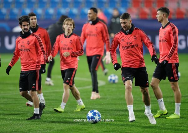 توقعات بغياب خماسي ريال مدريد أمام إيبار