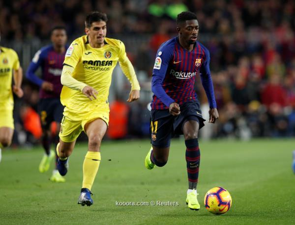 برشلونة يعبر فياريال بثنائية ويتصدر الليغا
