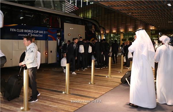 ريال مدريد يصل الإمارات للمشاركة في مونديال الأندية