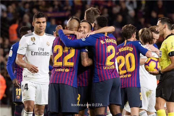 بالأرقام.. برشلونة يتفوق على ريال مدريد في 2018