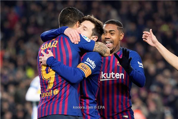 ميسي يدفع قطار برشلونة لدهس ليجانيس