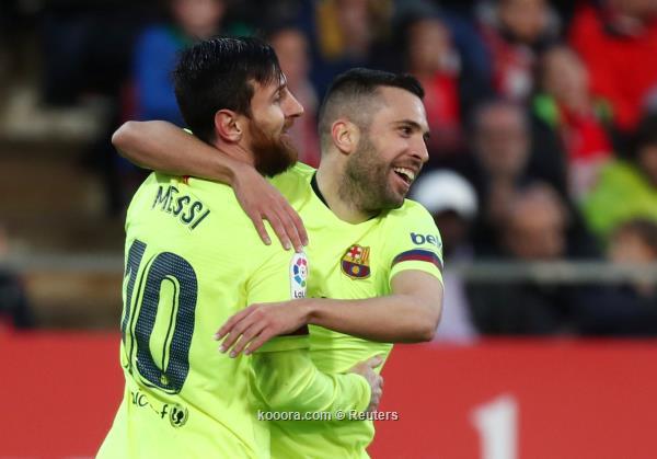 ميسي يقود برشلونة لكسر أنياب جيرونا