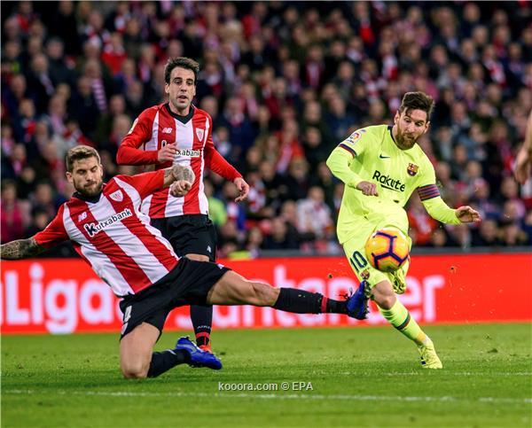 برشلونة يفقد نقطتين أمام بيلباو في سان ماميس