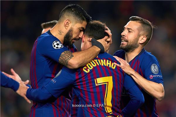 بخماسية.. برشلونة يكتسح ليون ويتأهل لربع نهائي دوري الأبطال