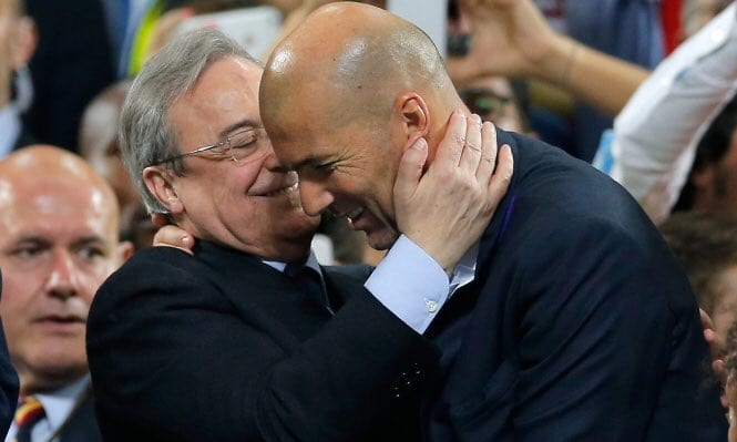 بيريز يبحث عن زيدان لانقاذ ريال مدريد