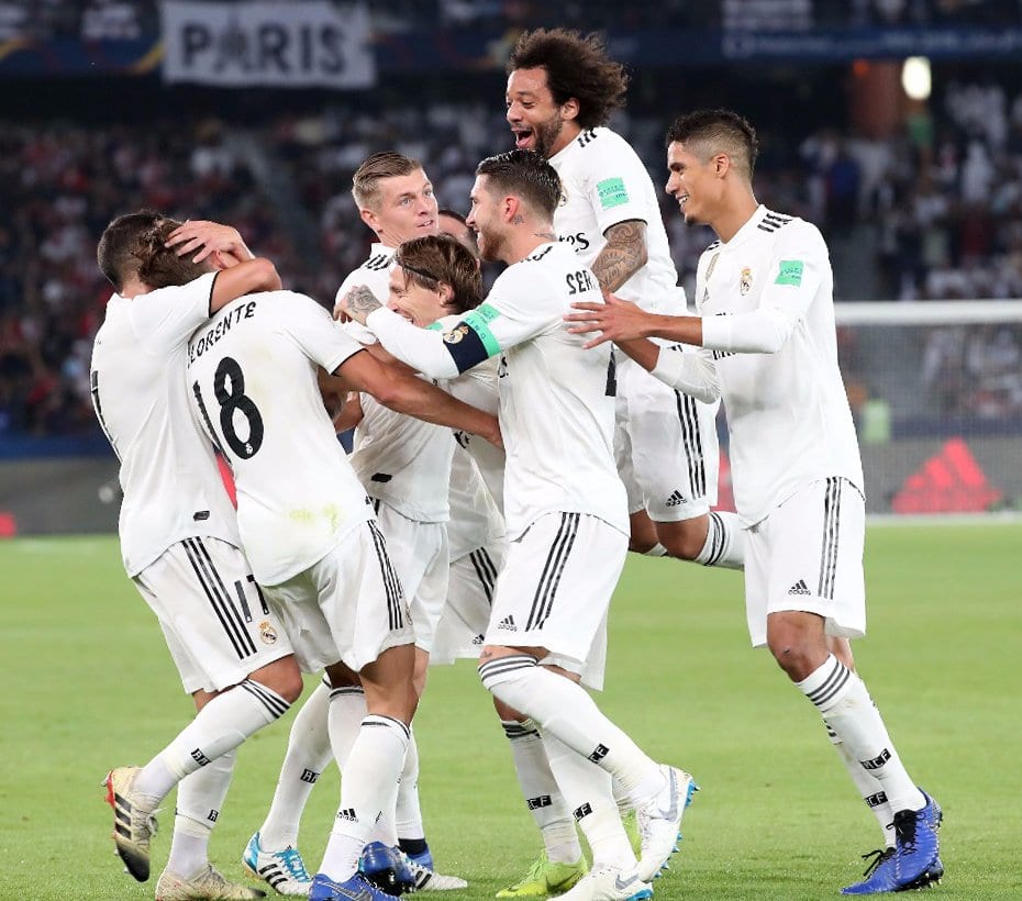 ريال مدريد يهزم العين ويتوج بطلاً لأندية العالم للمرة الثالثة على التوالي