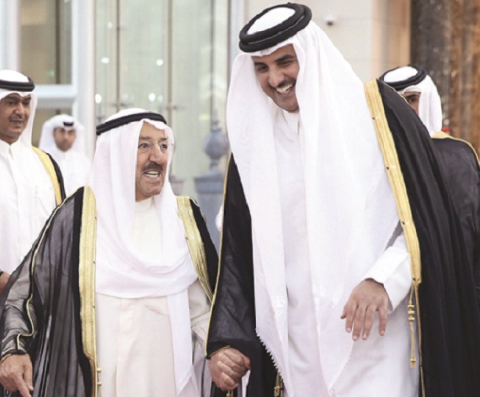 سمو أمير البلاد يهنئ أمير قطر بتأهل المنتخب القطري لنهائي كأس أمم آسيا