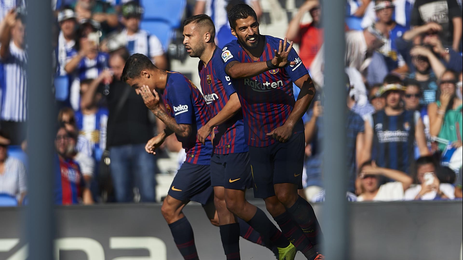 برشلونة ينجو من &ldquo;فخ&rdquo; سوسيداد.. ويقلب الطاولة في 3 دقائق